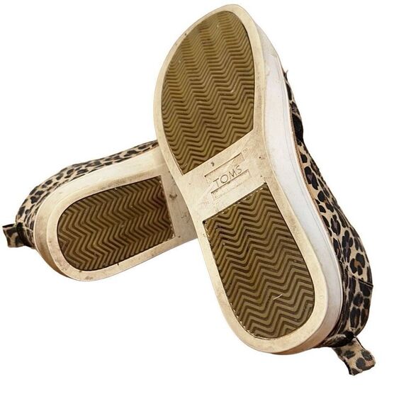 TOMS Women's Bryce Sneaker leopard print high top size 9 slip on shoe - Picture 7 of 10